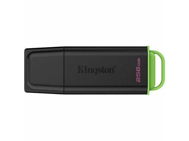 Kingston DataTraveler Exodia USB Flash Drive - 256 GB - USB 3.2 (Gen 1) Type A - Black, Green