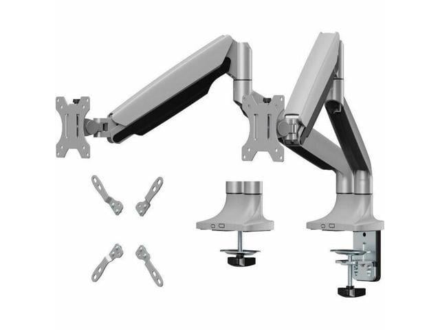 SIIG Dual 43' Mechanical Spring Monitor Arm Desk Mount- Gray - Fits 17'- 43' Screens, up to 26.4 lbs, VESA 75/100/200 - Dual 43' Mechanical Spring...