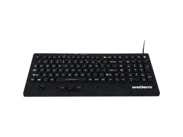 Wetkeys Rugged-Point Keyboard KBWKRC105SPIBK