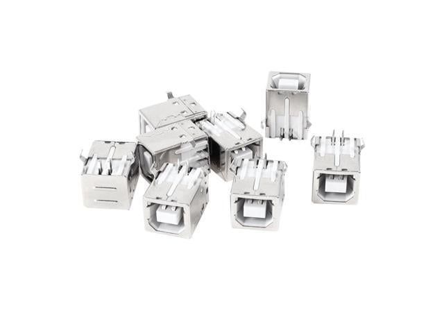 8 x USB2.0 B Female Printer Port to 4Pin 90 Degree Connector for PC