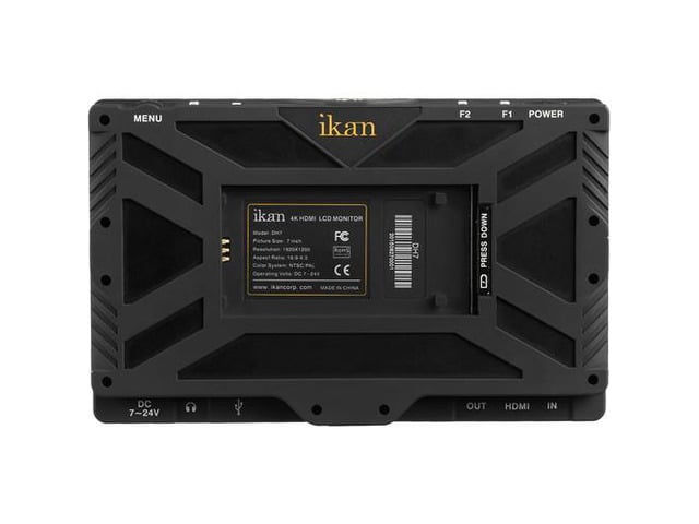 iKan DH7 7' Full HD HDMI LED Monitor, 1920x1080 (Supports 4K Input)