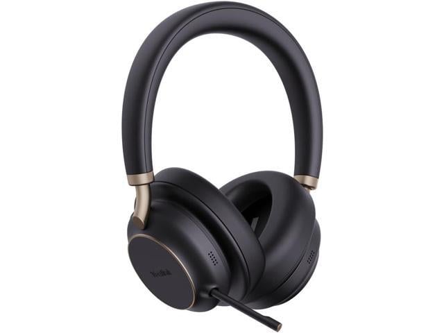 Yealink 1208707 Plus BH76 Teams Black USB-C/A Headset -Stereo, Wireless Bluetooth, Directional Microphone - Noise Canceling