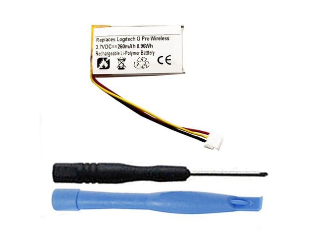Logitech 260mAh 533-000151, AHB521630PJT-04 Battery Replacement Compatible with Logitech G Pro Wireless Gaming Mouse