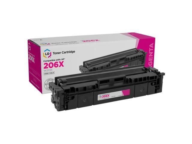 HP LD Products Compatible Toner Cartridge Replacement for HP 206X W2113X High Yield (Magenta Single Cartridge)