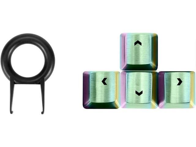 Fitlink FPS & MOBA Gaming Keycaps, Stainless Steel Metal Mechanical Keycap with Key Puller Compatible with Cherry Mx Switch Mechanical Keyboard...