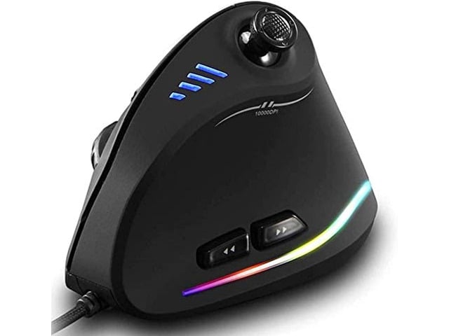 Zeerkeer Vertical Gaming Mouse Vertical Ergonomic Mouse with Adjustable DPI for Gamer/PC/Laptop/Desktop (Wired)