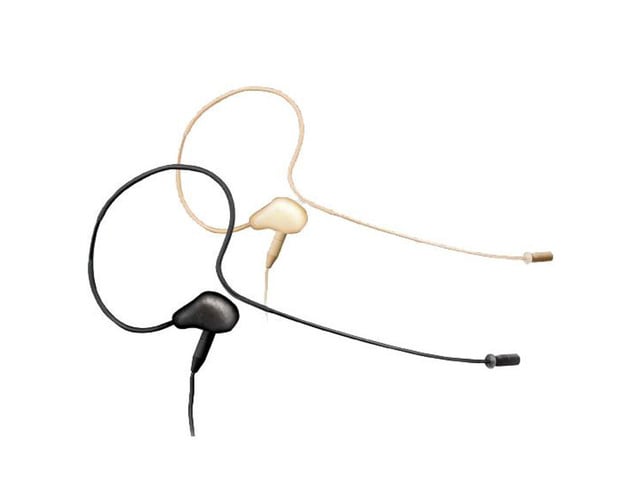 JTS CM-8015 Sub-Miniature Omni-Directional Single Ear Headset Microphone, 50Hz-18kHz, Black