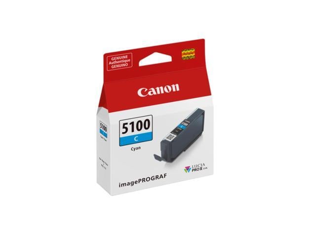 Canon Lucia PRO II PFI-5100 14.4ml Pigment Ink Tank for PRO-310 Printer, Cyan