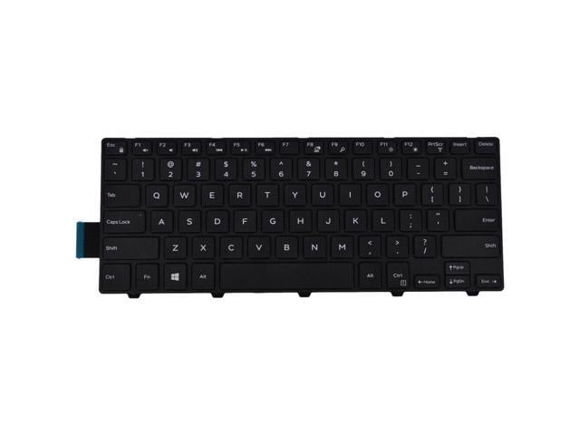 Dell New US Black English Laptop Keyboard (with black frame) Replacement for Dell Vostro 3458 3459 3468 3478 5459