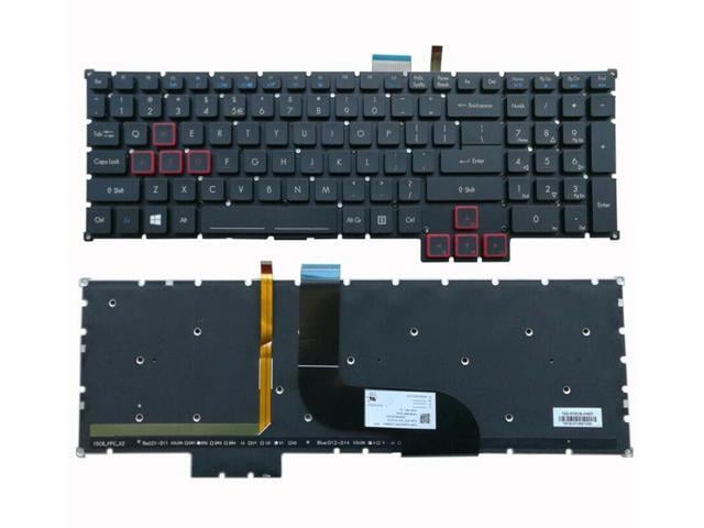 Acer New US Black English Backlit Laptop Keyboard (without palmrest) Replacement for Acer Predator 17X GX-791 GX-792 GX-791-758V GX-792-7448 Light...