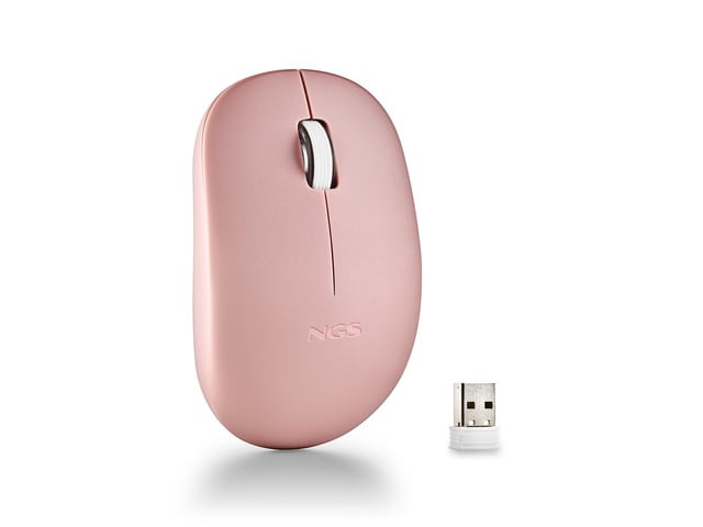 NGS Fog Pro, Wireless Silent Mouse, Pink