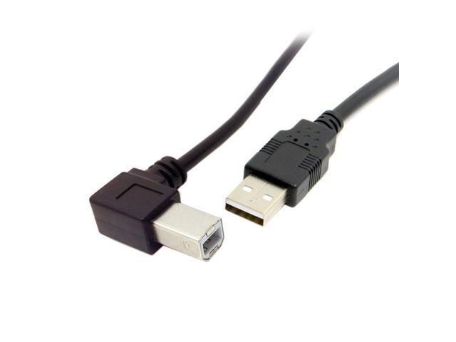 Standard USb 2.0 A type male to B type up angled 90 degree Cable for printer scanner & external Hard disk 0.5m/1.6ft