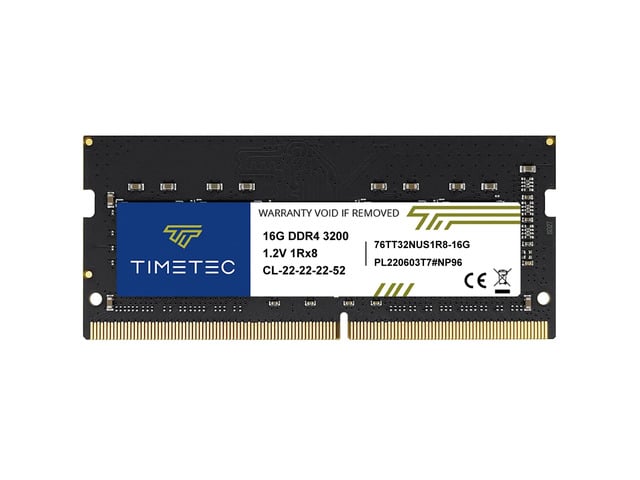 Timetec DDR4 3200MHz (or 2933MHz or 2666MHz) PC4-25600 Non-ECC Unbuffered 1.2V CL22 260 Pin SODIMM Laptop Notebook PC Computer Memory RAM Module...