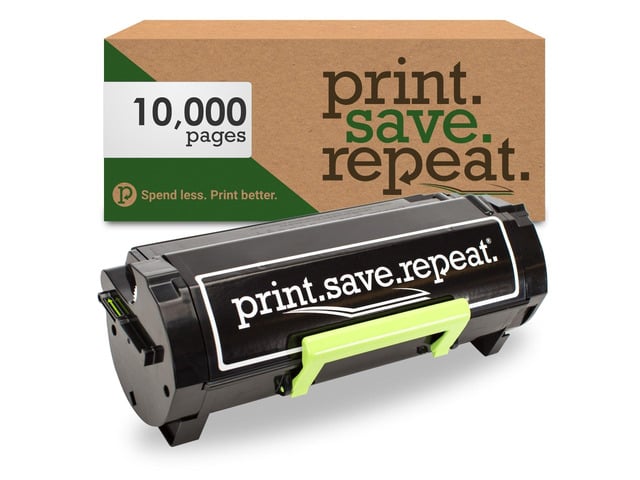 Print. Save. Repeat. Lexmark 501XE Extra High Yield Toner Cartridge for MS410, MS415, MS510, MS610 [10,000 Pages]
