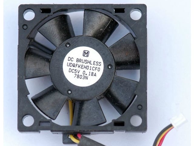 Square Cooling fan of UDQFKEH01CF0 with 5V 0.18A 3-Wires 3 Pins notebook laptop cooler