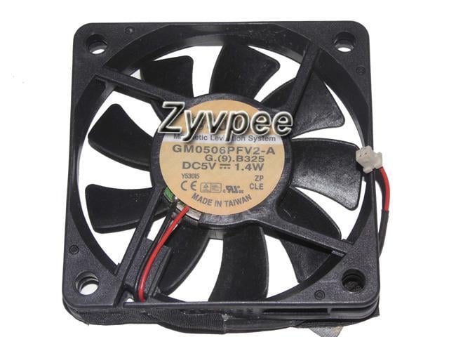 Square Cooler of SUNON 60*10mm GM0506PFV2-A with 5V 1.4W 2-Wires 2 Pins notebook laptop switch cpu cooler