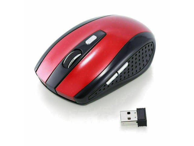SANOXY 2.4GHz Wireless Optical Mouse Mice & USB Receiver For PC Laptop Computer DPI USA - Black2.4GHz Wireless Optical Mouse Mice & USB Receiver...