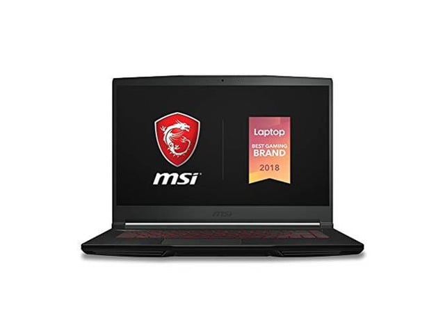 MSI GF63 Thin 9SC-068 15.6' Gaming Laptop, Thin Bezel, Intel Core i5-9300H, NVIDIA GeForce GTX1650, 8GB, 256GB NVMe NVMe SSD Notebook PC Computer