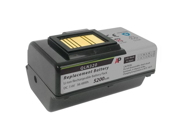 Replacement Battery for Zebra/Comtec QLn320 & QLn220 Printers. 5000mAh Extended