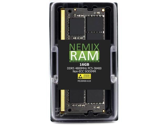 Dell NEMIX RAM 16GB (1X16GB) DDR5 4800MHZ PC5-38400 1Rx8 1.1V 262-PIN Non-ECC Unbuffered SODIMM Laptop PC Memory Compatible with Dell Precision 3260...