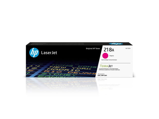 HP 218A Magenta Toner Cartridge Works with Color Laserjet Pro 3201, MFP 3301 Series, W2183A