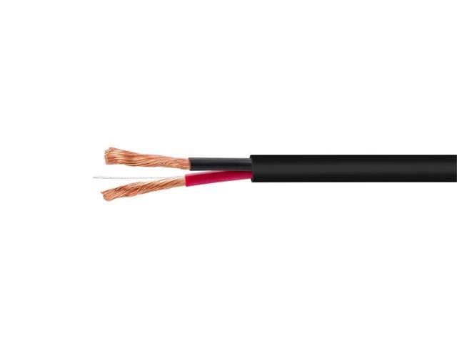 Monoprice Speaker Wire, CL2 Rated, 2-Conductor, 14AWG, 250ft, Black