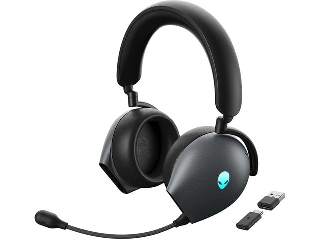 Alienware AW920H Tri-Mode Wireless Gaming Headset - Dolby Atmos Virtual Surround Sound, Active Noise Cancelling, AI-Driven Noise-Cancelling...