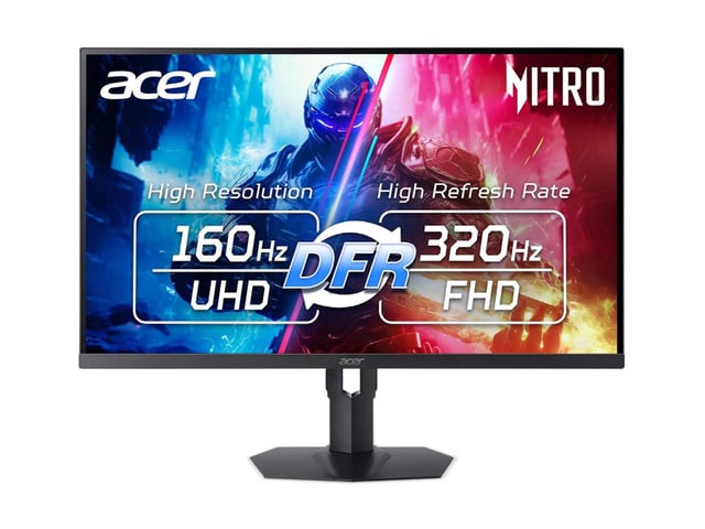 Acer Nitro 27 4K UHD 3840 x 2160 Gaming IPS MiniLED Monitor AMD FreeSync Premium 160Hz Refresh Rate to FHD 320Hz (DFR) Up to 0.5ms 1 x...