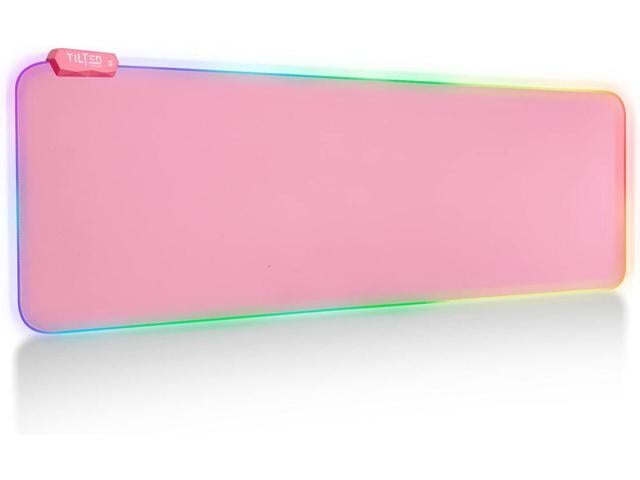 Pink Mouse Pad RGB Gaming Mouse Pad Pink (Create Your Dream Setup) Large LED Mousepad Mats for Desk with 8 Light Modes, Smooth Gliding, and Easy...