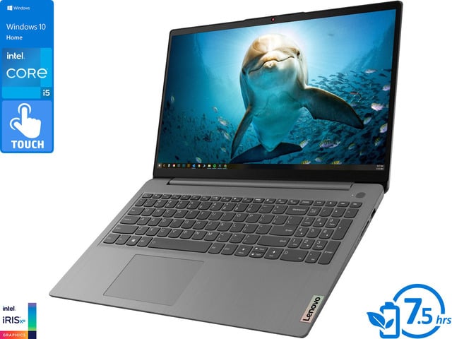 Lenovo IdeaPad 3 Laptop, 15.6' IPS FHD Touch Display, Intel Core i5-1135G7 Upto 4.2GHz, 12GB RAM, 256GB NVMe SSD, HDMI, Card Reader, Wi-Fi,...