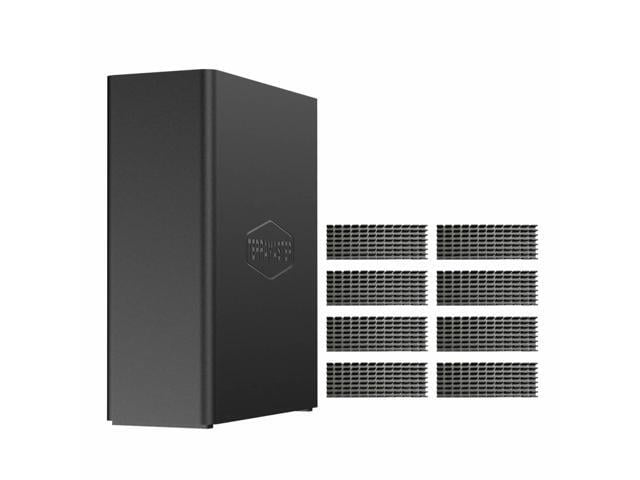 TERRAMASTER F8 SSD Plus NAS - 8Bay All SSD NAS Storage Core i3 8-Core 8-Thread CPU, 16GB DDR5 RAM, 10GbE Port, Palm-Sized Network Attached Storage...