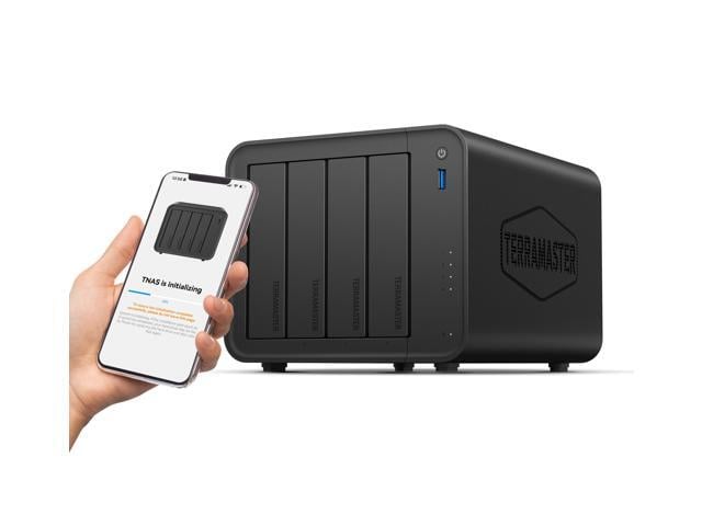 Intel TERRAMASTER F4-425 4-Bay NAS Storage Intel x86 Quad-Core CPU, 4GB RAM, 2.5GbE LAN, Network Attached Storage Multimedia Server for Home Users...
