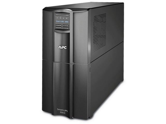 APC Smart-UPS, SMT3000C Tower Back-UPS, 2880 VA Backup Battery Power Supply, 8 x NEMA 5-15R, 2 x NEMA 5-20R outlets, SmartConnect Port, SmartSlot,...
