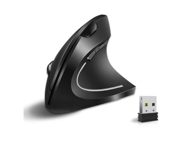 Ergonomic Mouse, Rechargeable Wireless Mouse, 2.4Ghz Rechargeable Wireless Vertical Optical Mice With Usb Receiver, 6 Buttons, 800/1200/1600 Dpi,...