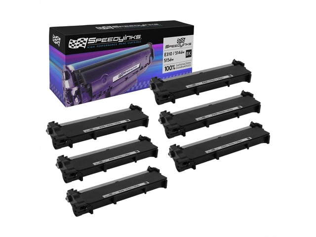 Dell Speedy Inks - 6pk Compatible Dell 5933BBKD 2600 Page Black Toner Cartridge P7RMX