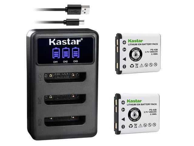 SteelSeries Kastar 2 Pack Battery and LCD Triple Charger Compatible with Steelseries Arctis Nova Pro Wireless Headset, Arctis Nova Pro Wireless Headset for...