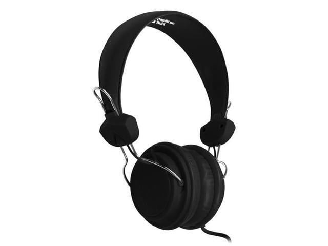 HamiltonBuhl FV-BLK TRRS Headset with In-Line Microphone, Black