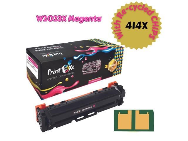 HP W2023X Magenta (Red) 414X With Chip High Yield Toner Cartridge of 414A / W2023A Version for HP Color LaserJet Pro M454dn M454dw M479dw M479fdn M479fdw