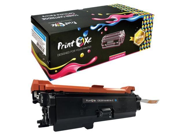 HP CE401A Compatible Cyan (Blue) 507X / 507A Toner Cartridge for HP Laserjet Enterprise 500 Color M551 M551n M551dn M551xh M575 M575f M575dn