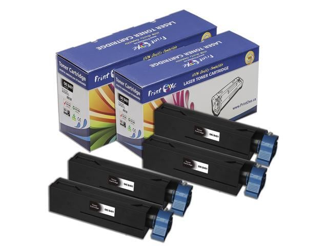 B401 / 44992402 Compatible 4 Toner Cartridges for OKI DATA High Yield of 2,500 Pages Per Cartridge for OKIDATA B401d / B401dn / MB441 / MB451 /...