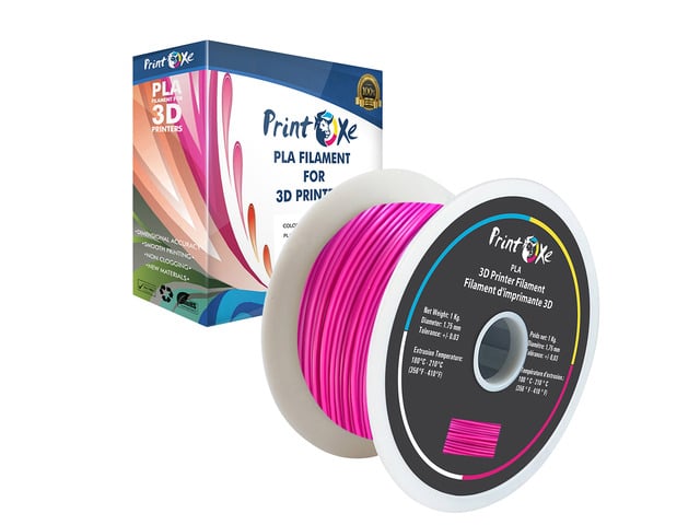 3D Aubergine (Brownish-Purple) Colour PLA Printer Filament 1.75 - 1Kg Spool (2.2 LBs) Dimensional Accuracy +/- 0.03 mm