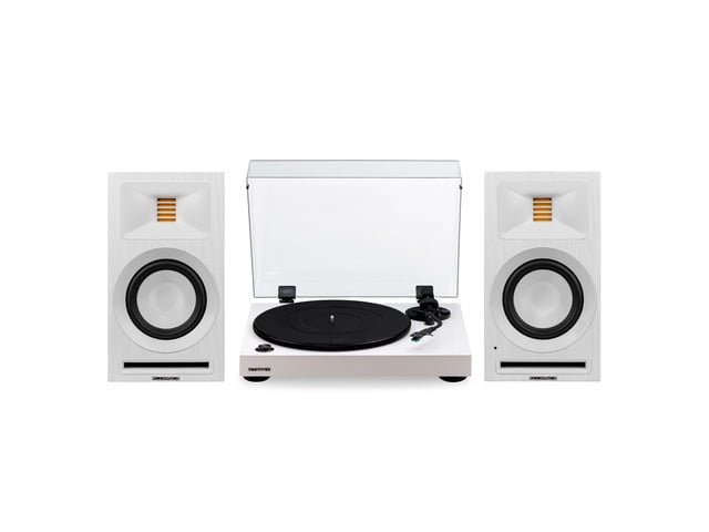 Fluance RT81 Vinyl Turntable Record Player, Audio Technica AT95E Cartridge, and Ri71 Powered Bookshelf Speakers