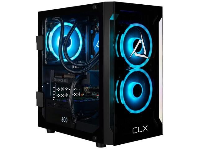 AMD CLX SET Gaming Desktop - AMD Ryzen 7 9700X 3.8GHz 8-Core Processor, 32GB DDR5 Memory, GeForce RTX 4070 SUPER 12GB GDDR6X Graphics, 1TB NVMe M.2...