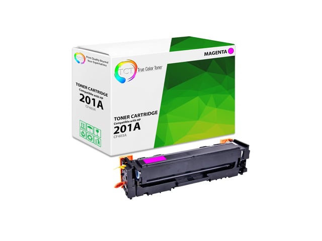HP True Color Toner 201A Magenta Toner Cartridge - Premium Compatible Replacement for HP 201A CF403A Works With HP Color LaserJet M277DW M277N M252DW...