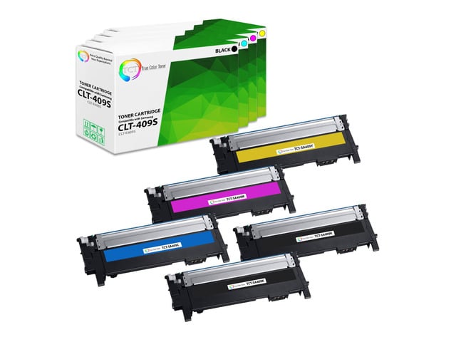 Samsung True Color Toner 409S Toner Cartridge 5 Pack - Premium Compatible Replacement for Samsung CLT-409S Works With Samsung CLP-315 315W 310 CLX-3170