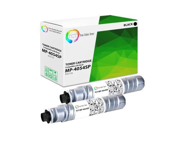 True Color Toner MP-4054SP Toner Cartridge 2 Pack - Premium Compatible Replacement for Ricoh Aficio MP-4054SP 842126 841999 Black Works With Ricoh...