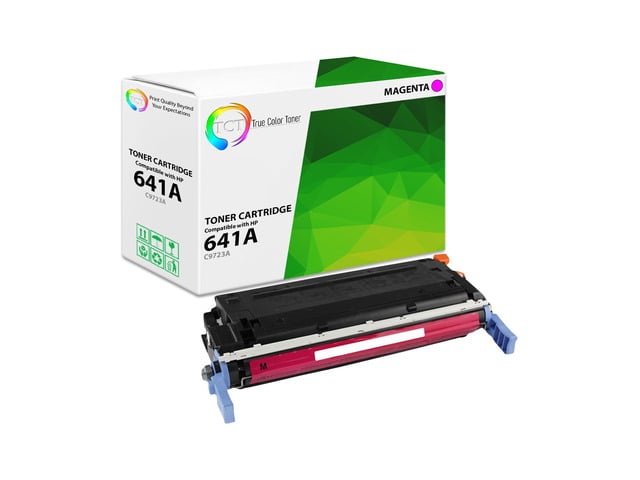 HP True Color Toner 641A Magenta Toner Cartridge - Premium Compatible Replacement for HP 641A C9723A Works With HP Color LaserJet 4600 4600DN 4600DTN...