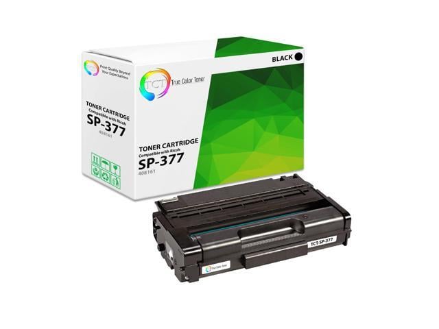 True Color Toner SP-377 Toner Cartridge - Premium Compatible Replacement for Ricoh Aficio SP-377 408161 Black Works With Ricoh Aficio SP377DNwX...