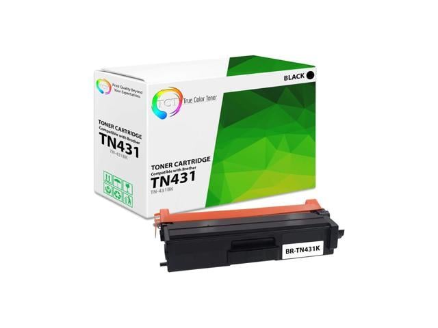 Brother True Color Toner TN431 Black Toner Cartridge - Premium Compatible Replacement for Brother TN-431 TN431BK Black Works With Brother HL-L8260CDW...