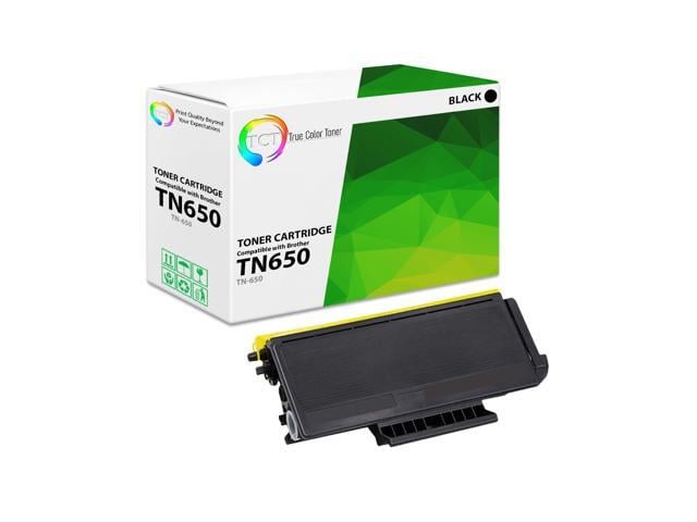 Brother True Color Toner TN650 Toner Cartridge - Premium Compatible Replacement for Brother TN-650 Black High Yield Works With Brother DCP-8080DN 8085DN...